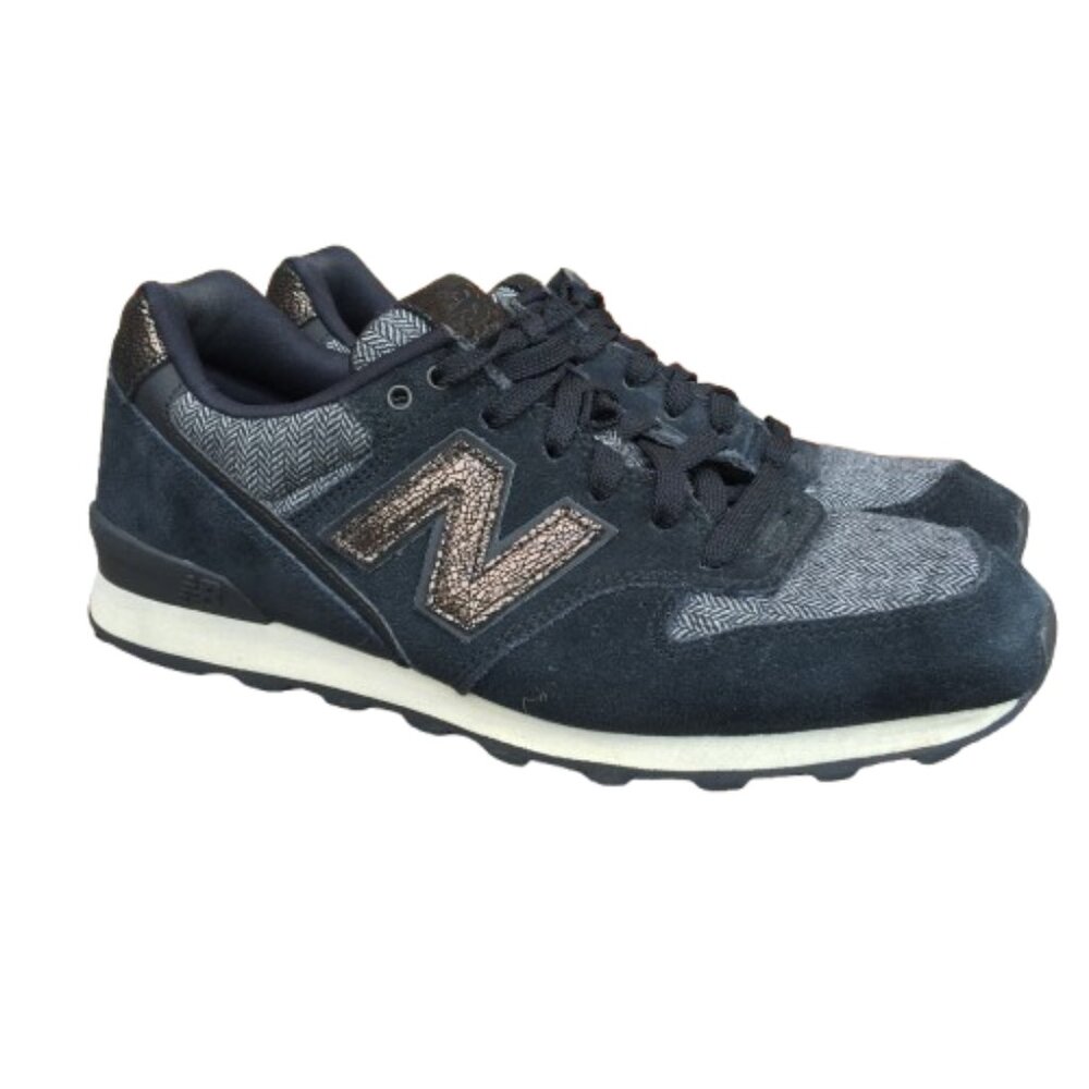 New Balance 696 Running Shoes Capsule Collection Herringbone Sparkle Womens Sz 9